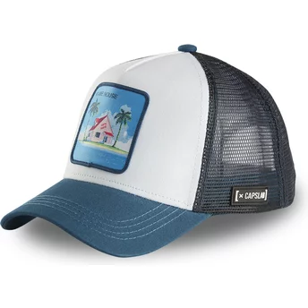 Capslab Kame House HOU2 Dragon Ball White and Blue Trucker Hat