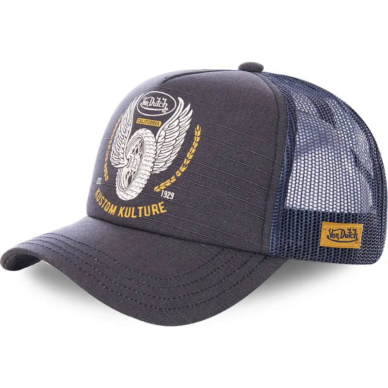 epci-curbata-negru-snapback-crew10-de-von-dutch