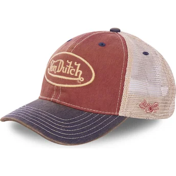 Șepci curbată roșu snapback MAC5 de Von Dutch