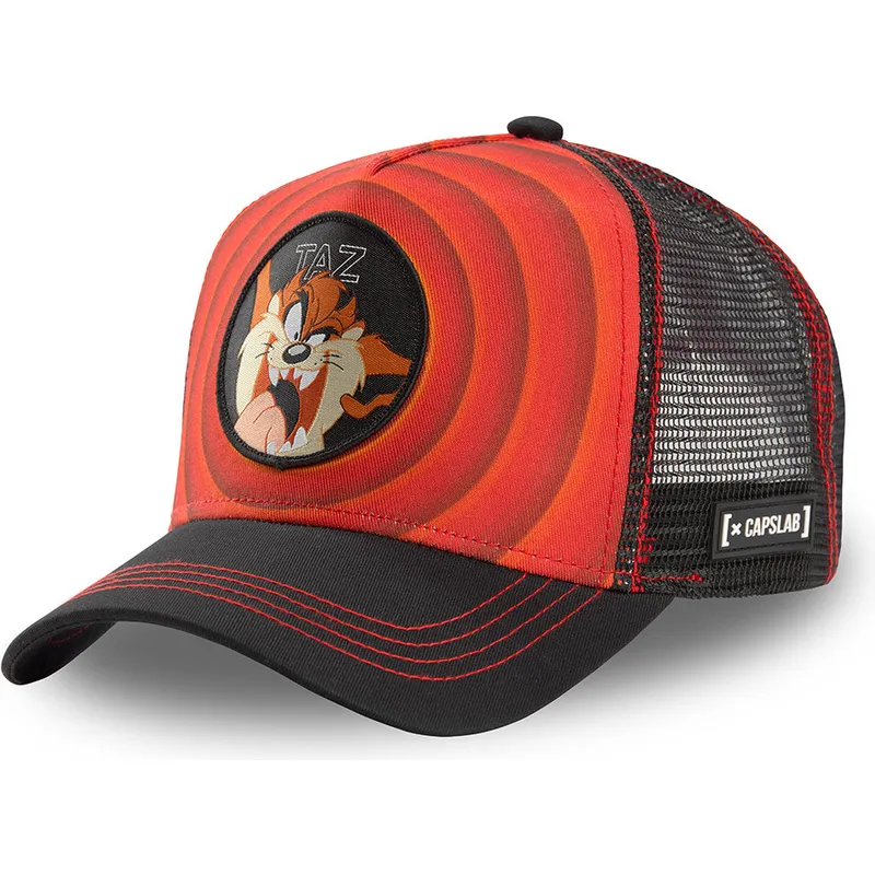 epci-curbata-rou-snapback-diavolul-tasmanian-looney-tunes-de-capslab