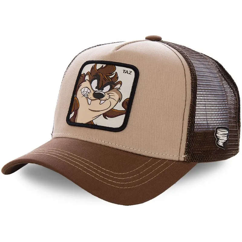 epci-curbata-maro-snapback-pentru-copii-diavolul-tasmanian-looney-tunes-de-capslab
