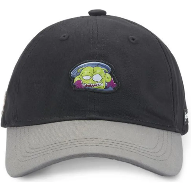 czapka-z-daszkiem-czarna-i-szara-snapback-rey-nikochan-nik1-dr-slump-od-capslab