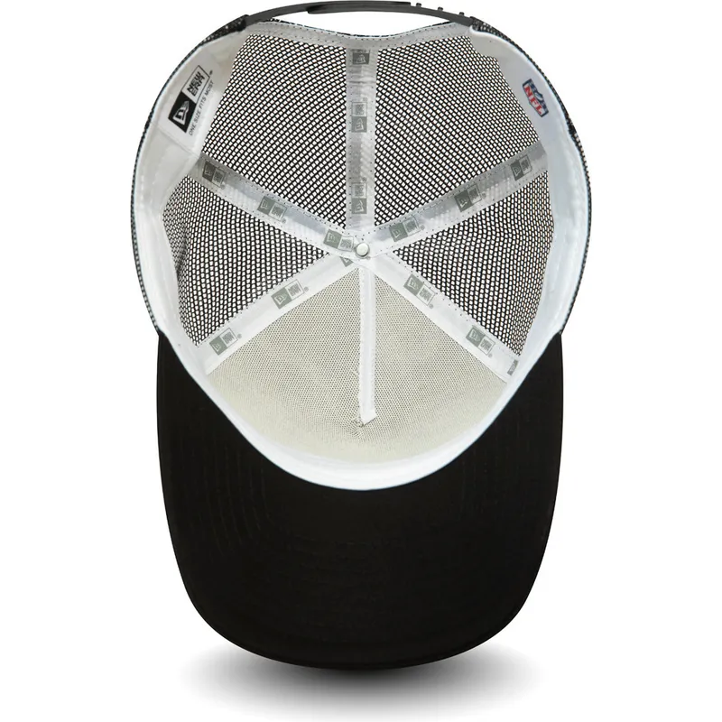 epci-curbata-negru-snapback-team-colour-block-a-frame-de-las-vegas-raiders-nfl-de-new-era