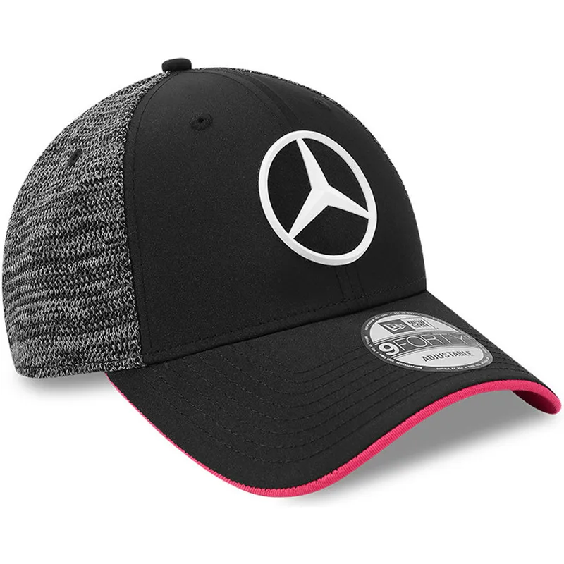 epci-curbata-negru-reglabila-9forty-tonal-esports-de-mercedes-formula-1-de-new-era