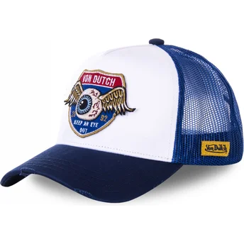 Cap curbată white snapback de Von Dutch
