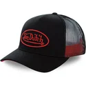 cappellino-trucker-nero-neo-red-di-von-dutch