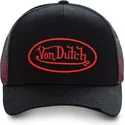 cappellino-trucker-nero-neo-red-di-von-dutch