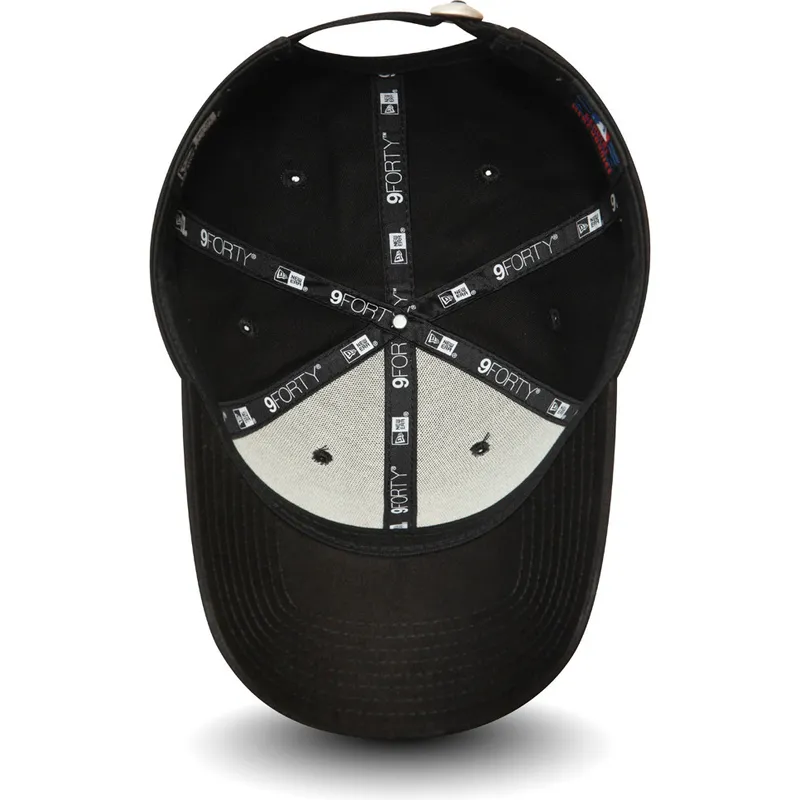cappellino-curvo-nero-regolabile-con-logo-rosso-9forty-league-essential-di-new-york-yankees-mlb-di-new-era
