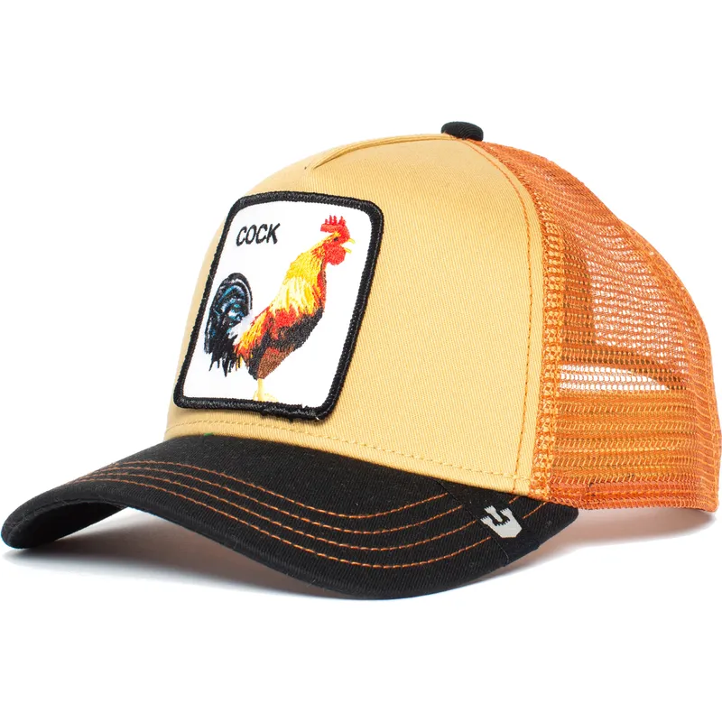 epci-curbata-portocaliu-snapback-a-doodle-doo-the-farm-de-goorin-bros