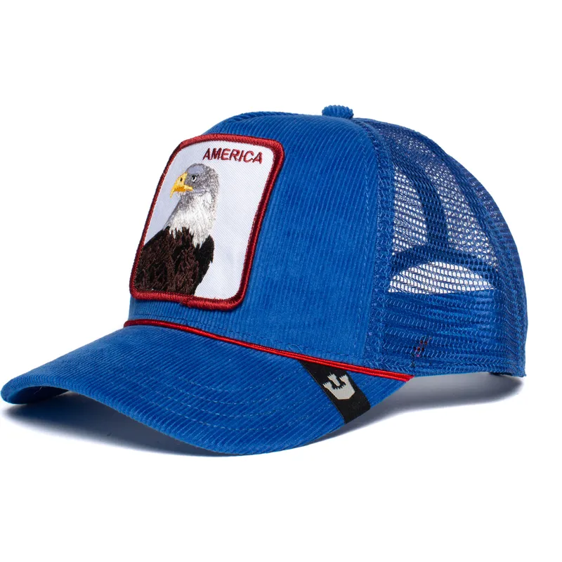 epci-curbata-albastru-snapback-america-for-real-the-farm-de-goorin-bros