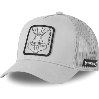 Graue Trucker-Kappe Bugs Bunny LOO4 BUG1 Looney Tunes von Capslab