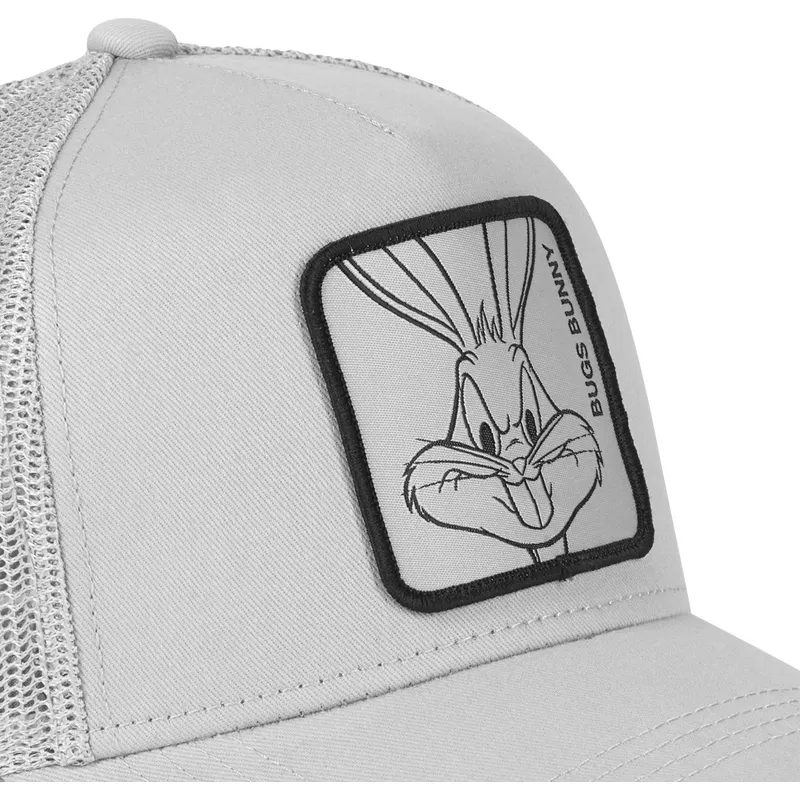 graue-trucker-kappe-bugs-bunny-loo4-bug1-looney-tunes-von-capslab
