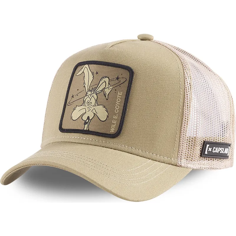 braune-trucker-kappe-coyote-loo-coy1-looney-tunes-von-capslab