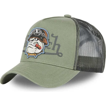 Cap curbată green snapback de Von Dutch