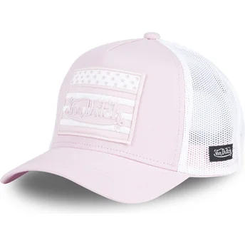 Șepci curbată roz snapback FLAG PP de Von Dutch
