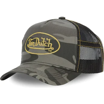 Von Dutch CAM GOL camouflage truckerkeps