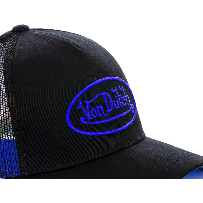 schwarze-trucker-kappe-mit-blauem-neo-blu-logo-von-von-dutch