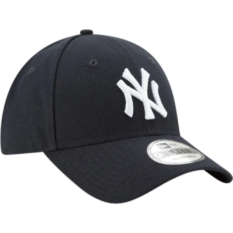 cappellino-curvo-blu-marino-regolabile-9forty-the-league-dei-new-york-yankees-mlb-di-new-era