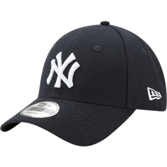 Marineblaue verstellbare Curved Cap 9FORTY The League der New York Yankees MLB von New Era