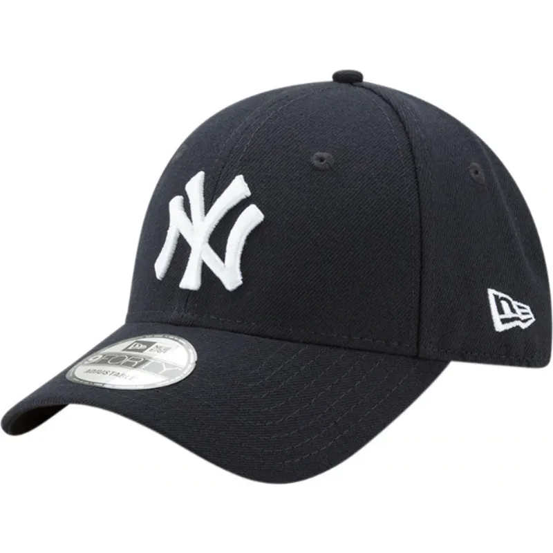 cappellino-curvo-blu-marino-regolabile-9forty-the-league-dei-new-york-yankees-mlb-di-new-era