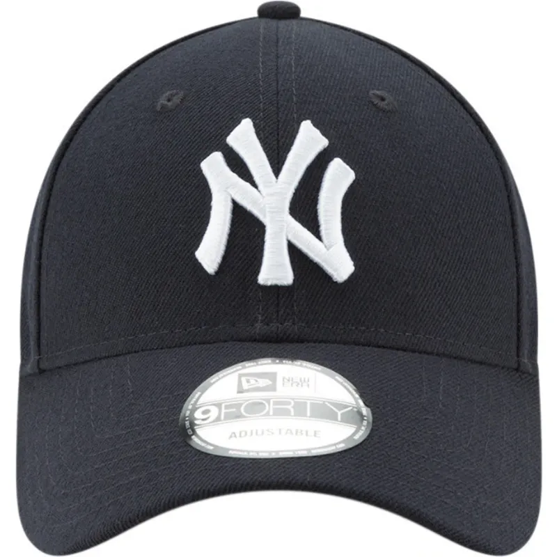 cappellino-curvo-blu-marino-regolabile-9forty-the-league-dei-new-york-yankees-mlb-di-new-era