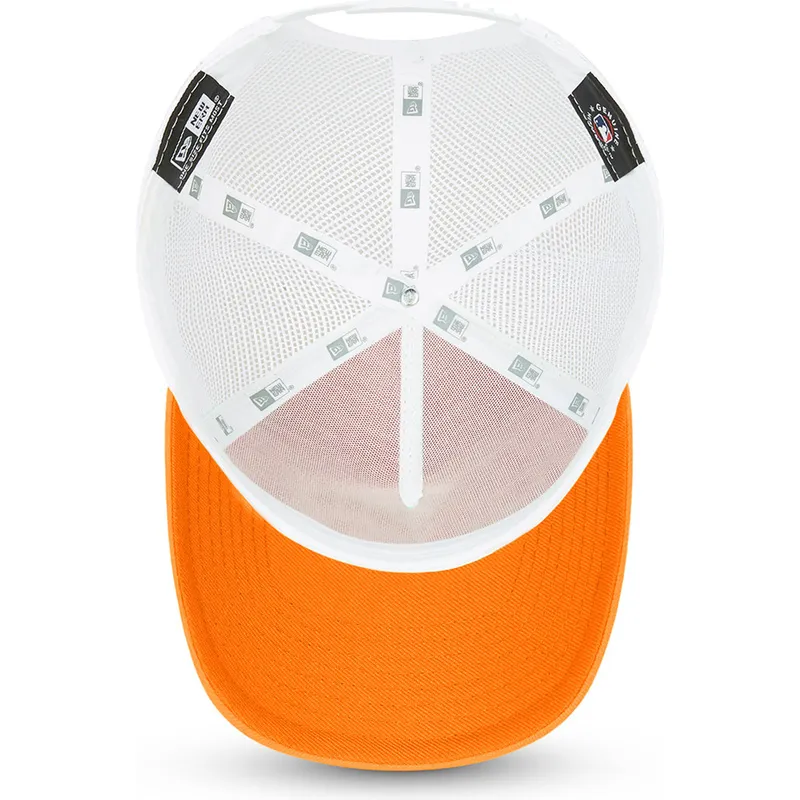 epci-curbata-portocaliu-snapback-a-frame-tonal-mesh-de-new-york-yankees-mlb-de-new-era
