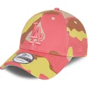 epci-curbata-camuflaj-reglabila-rosa-rosa-9forty-de-los-angeles-dodgers-mlb-de-new-era