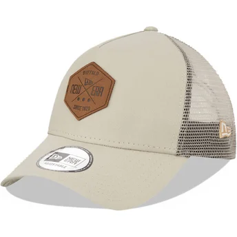 Cap curbată gray snapback 9FORTY de New Era