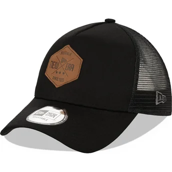 Cap curbată black snapback 9FORTY de New Era
