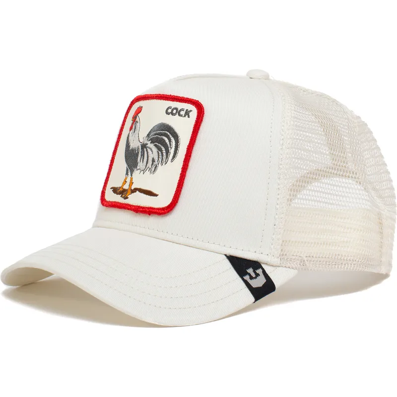 epci-curbata-alb-snapback-cock-rooster-the-farm-de-goorin-bros epci-curbata-alb-snapback-cock-rooster-the-farm-de-goorin-bros