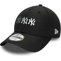 epci-curbata-negru-reglabila-9forty-stack-de-new-york-yankees-mlb-de-new-era