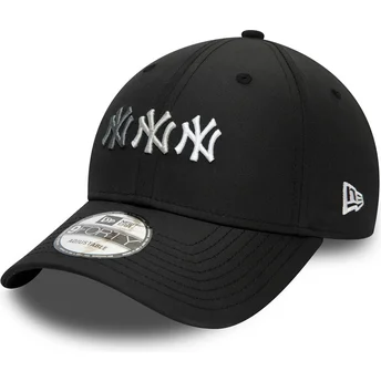 epci-curbata-negru-reglabila-9forty-stack-de-new-york-yankees-mlb-de-new-era