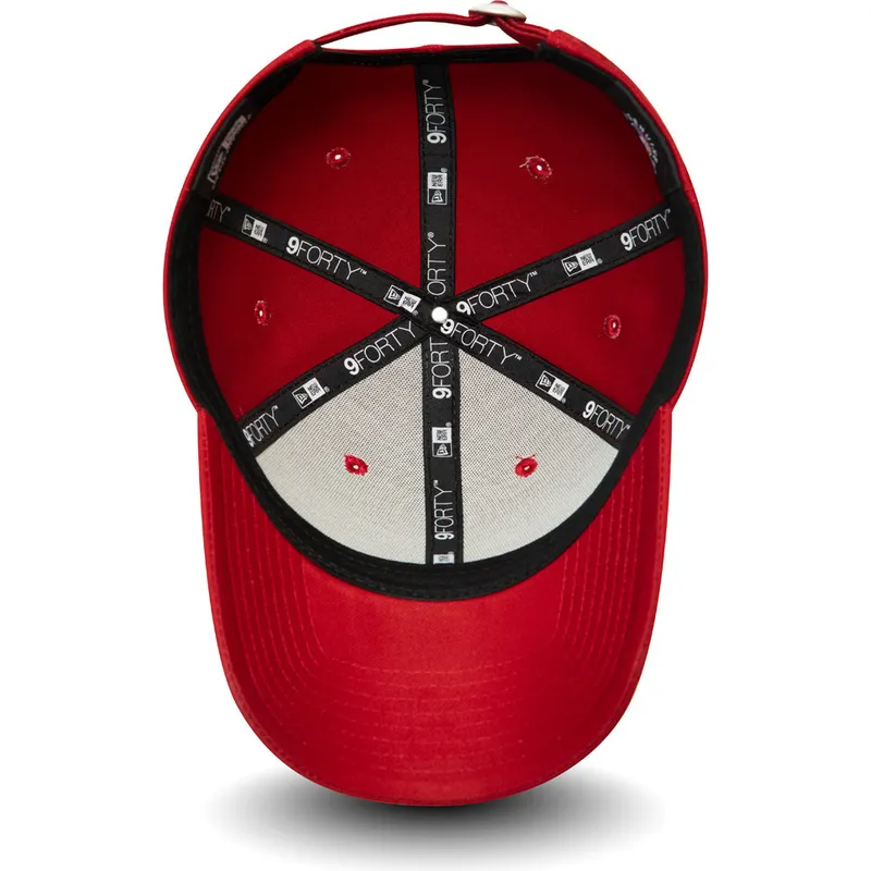 gorra-curva-roja-ajustable-con-logo-negro-9forty-league-essential-de-new-york-yankees-mlb-de-new-era