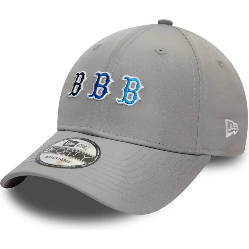 epci-curbata-gri-reglabila-9forty-stack-de-boston-red-sox-mlb-de-new-era