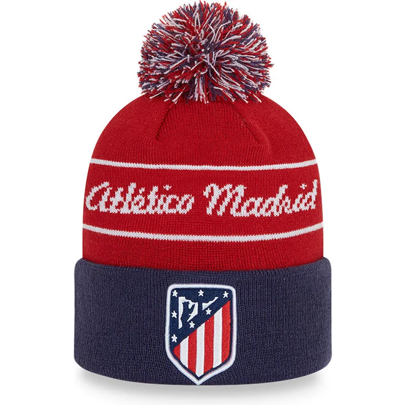 cap-pompom-red-bobble-knit-de-atletico-de-atletico-de-madrid-lfp-de-new-era cap-pompom-red-bobble-knit-de-atletico-de-atletico-de-madrid-lfp-de-new-era