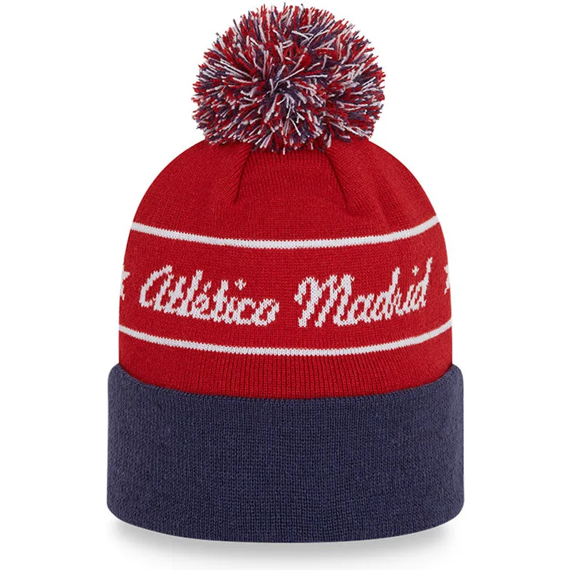 cap-pompom-red-bobble-knit-de-atletico-de-atletico-de-madrid-lfp-de-new-era cap-pompom-red-bobble-knit-de-atletico-de-atletico-de-madrid-lfp-de-new-era