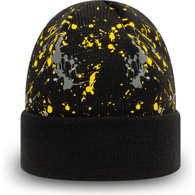 caciuli-negru-pentru-copii-cuff-knit-paint-splat-de-new-era