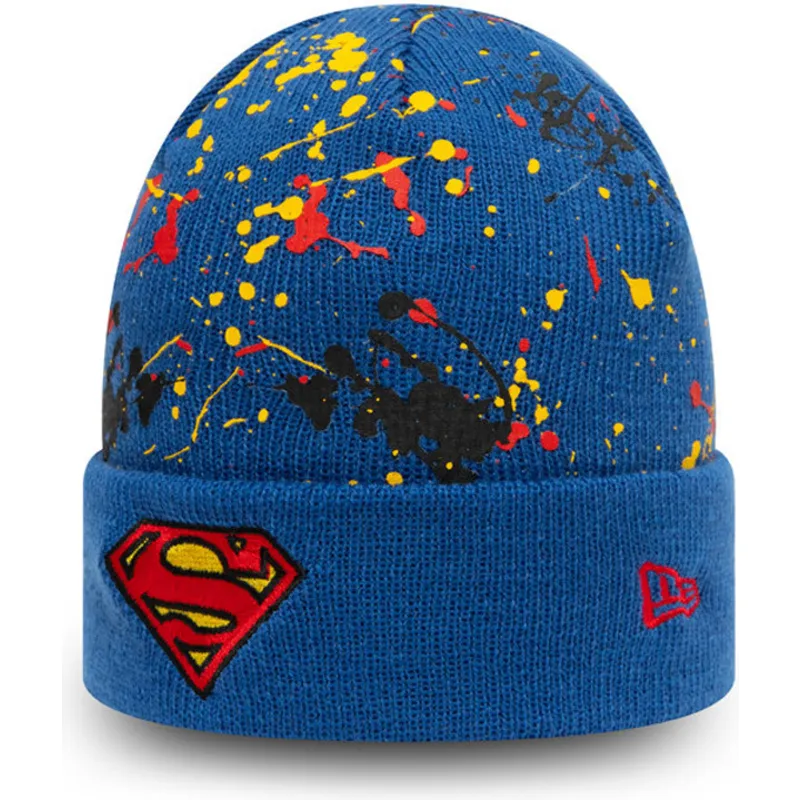 caciuli-albastru-pentru-copii-cuff-knit-paint-splat-de-new-era caciuli-albastru-pentru-copii-cuff-knit-paint-splat-de-new-era