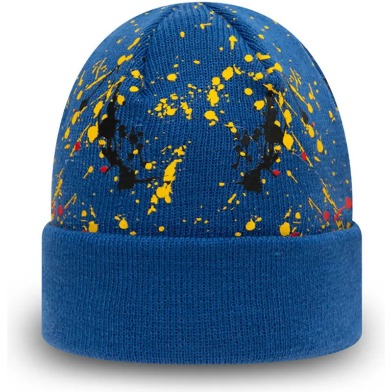 caciuli-albastru-pentru-copii-cuff-knit-paint-splat-de-new-era caciuli-albastru-pentru-copii-cuff-knit-paint-splat-de-new-era