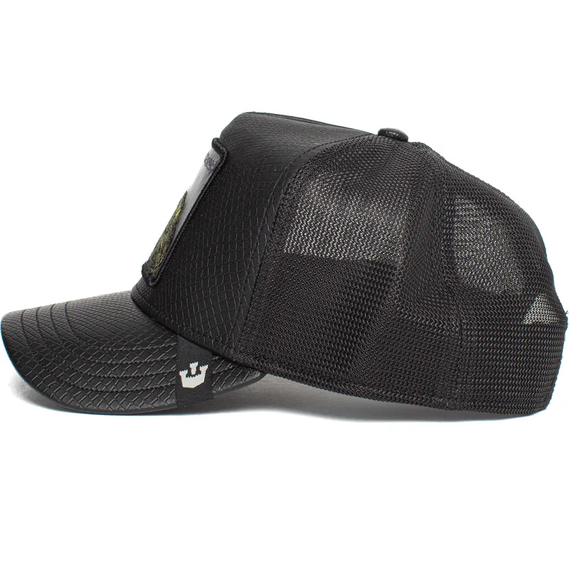 epci-curbata-negru-snapback-oh-snap-leaping-lizards-the-farm-de-goorin-bros