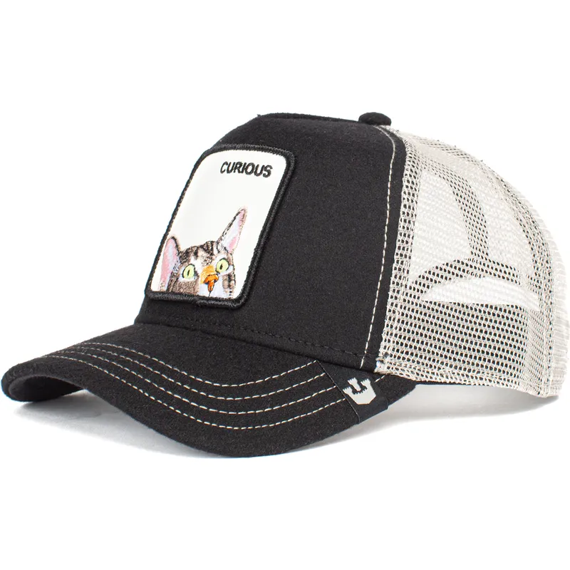 epci-curbata-negru-snapback-curious-peek-a-boo-the-farm-de-goorin-bros