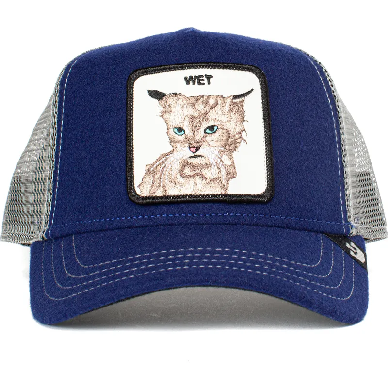 epci-curbata-albastru-snapback-wet-clean-cat-the-farm-de-goorin-bros