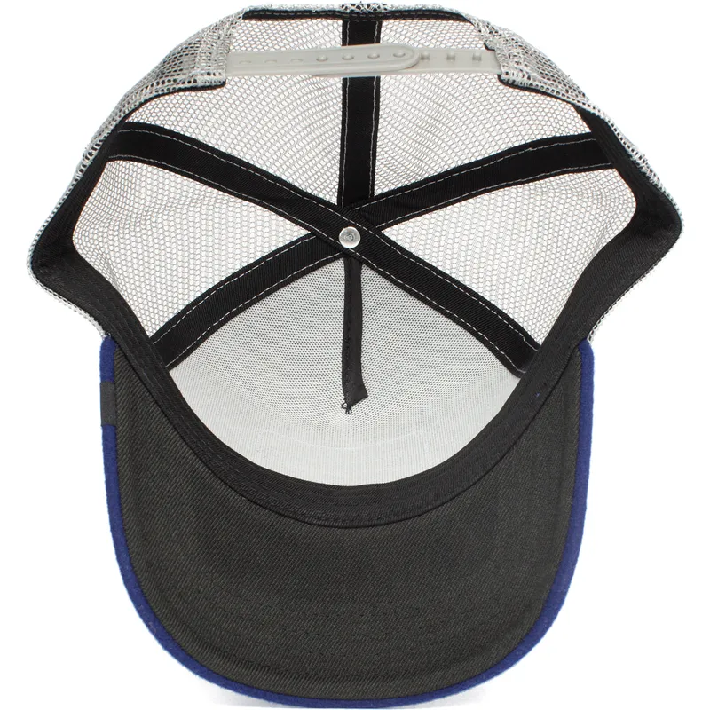 epci-curbata-albastru-snapback-wet-clean-cat-the-farm-de-goorin-bros