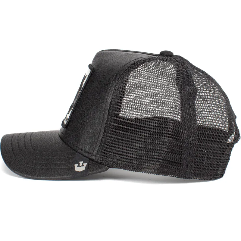 epci-curbata-negru-snapback-panther-truth-will-prevail-the-farm-de-goorin-bros