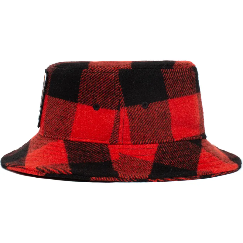 bucket-curbata-red-snapback-de-bucket-rojo-y-negro-bufalo-buffalo-i-m-a-little-hoarse-the-farm-the-farm-de-goorin-bros