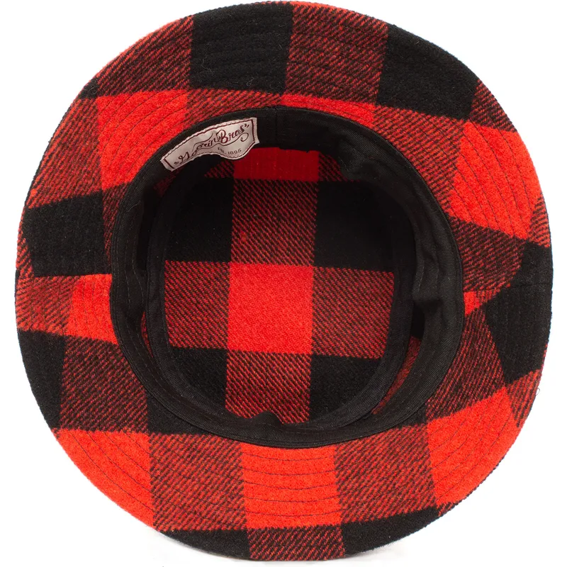 bucket-curbata-red-snapback-de-bucket-rojo-y-negro-bufalo-buffalo-i-m-a-little-hoarse-the-farm-the-farm-de-goorin-bros