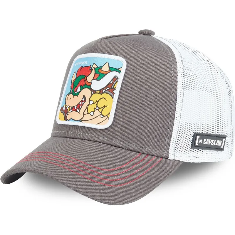 epci-curbata-gri-snapback-bow-bros-bowser-super-mario-bros-de-capslab