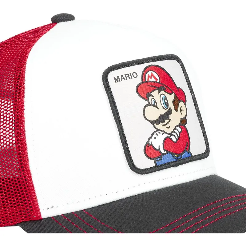 cap-curbata-white-snapback-mario-super-mario-bros-de-capslab