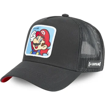 epci-curbata-negru-snapback-cla2-bros-mario-super-mario-bros-de-capslab