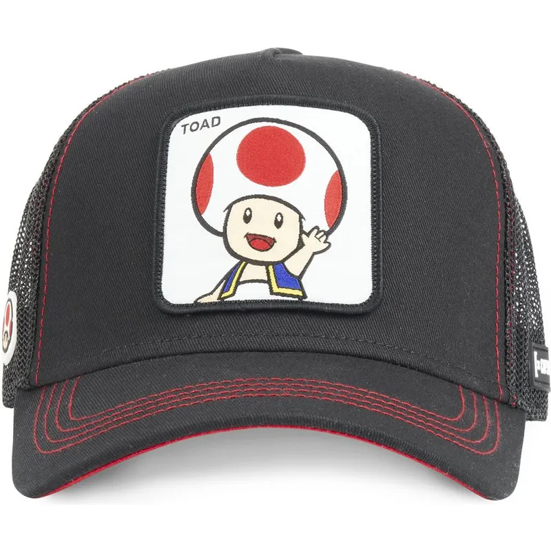 epci-curbata-negru-snapback-toa2-bros-toad-super-mario-bros-de-capslab